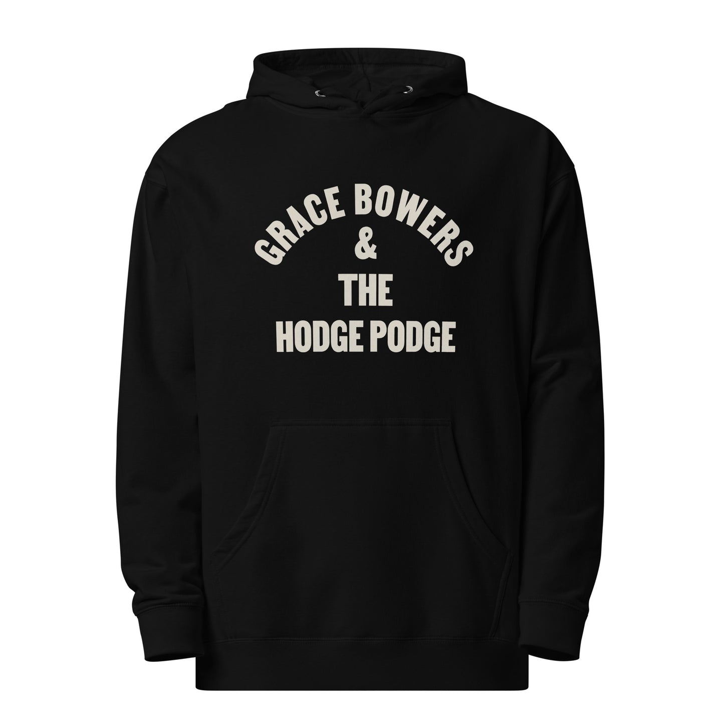 The Hodge Podge Black Hoodie